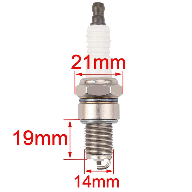 HIPA BPR6ES Spark Plug for NGK 7131 Torch F7RTC MTD 951-10292 951-10292A 751-10292 Honda 98079-56846 Champion RN9YC RN10YC (Set of 2) - Image 3