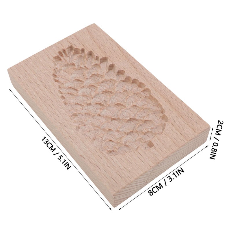 Beech Wood Chocolate Stamp Mold For Baking And DIY Treats - Image 3