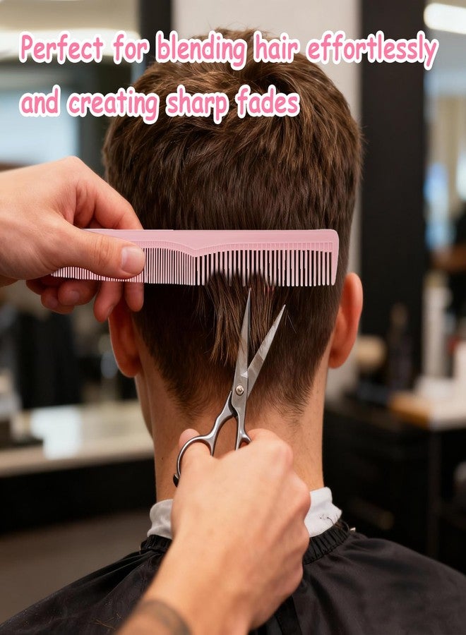 Asofelk 4PCS Pink wide tooth comb, Large Hair Comb for Wet or Dry Anti-Static & curl comb shower combs for Thick Long Hair (4 Style) - Image 5