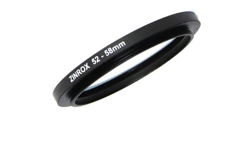 ZINROX® 52-58mm Step Up Lens Filter Adapter Ring, Set of 1 Piece - Size : 52mm to 58mm Stepping Ring - Image 2