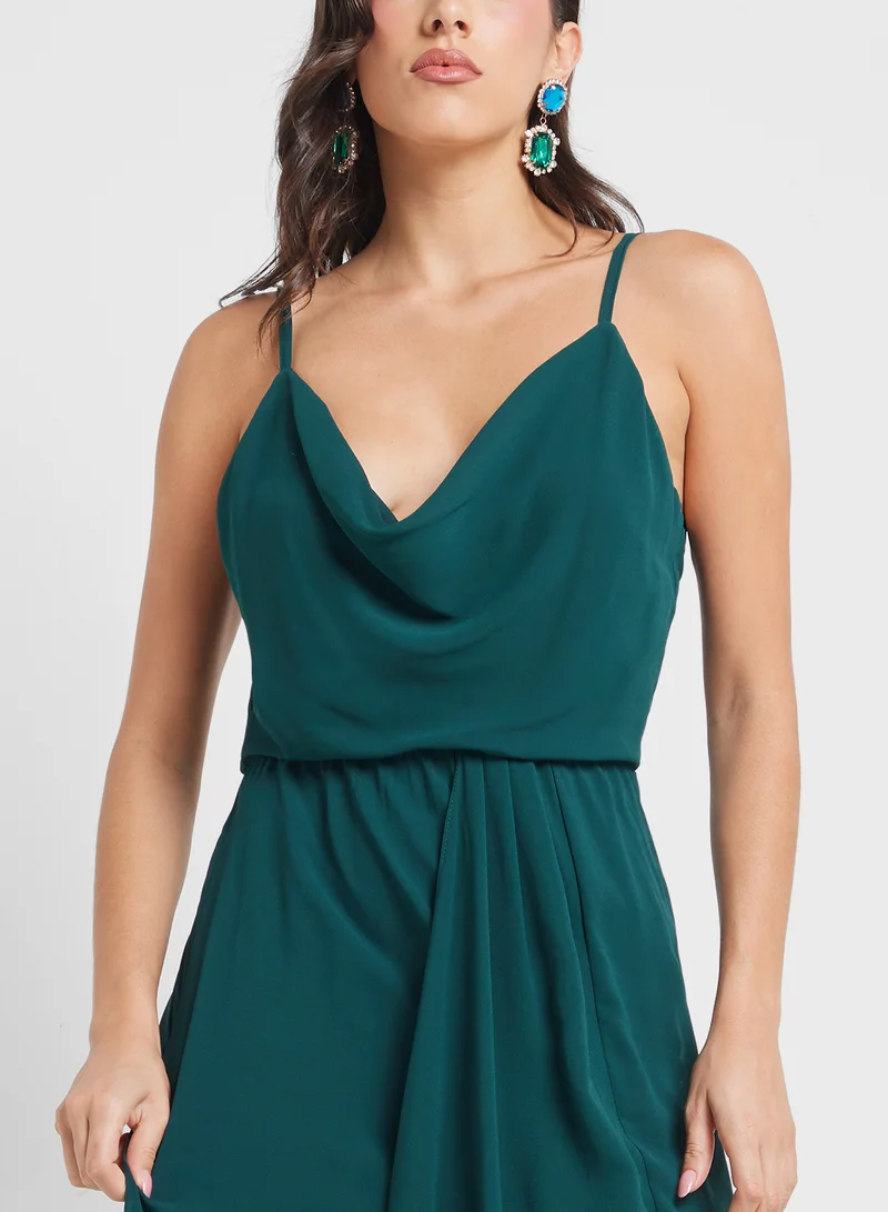 TFNC Cowl Neck Maxi Dress