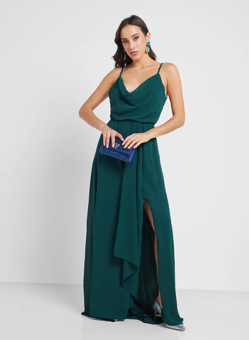 TFNC Cowl Neck Maxi Dress