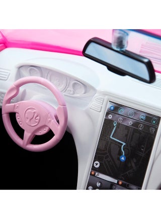 Pink Convertible 2-Seater Vehicle with Rolling Wheels, for 3 to 7 Year Olds - view 2