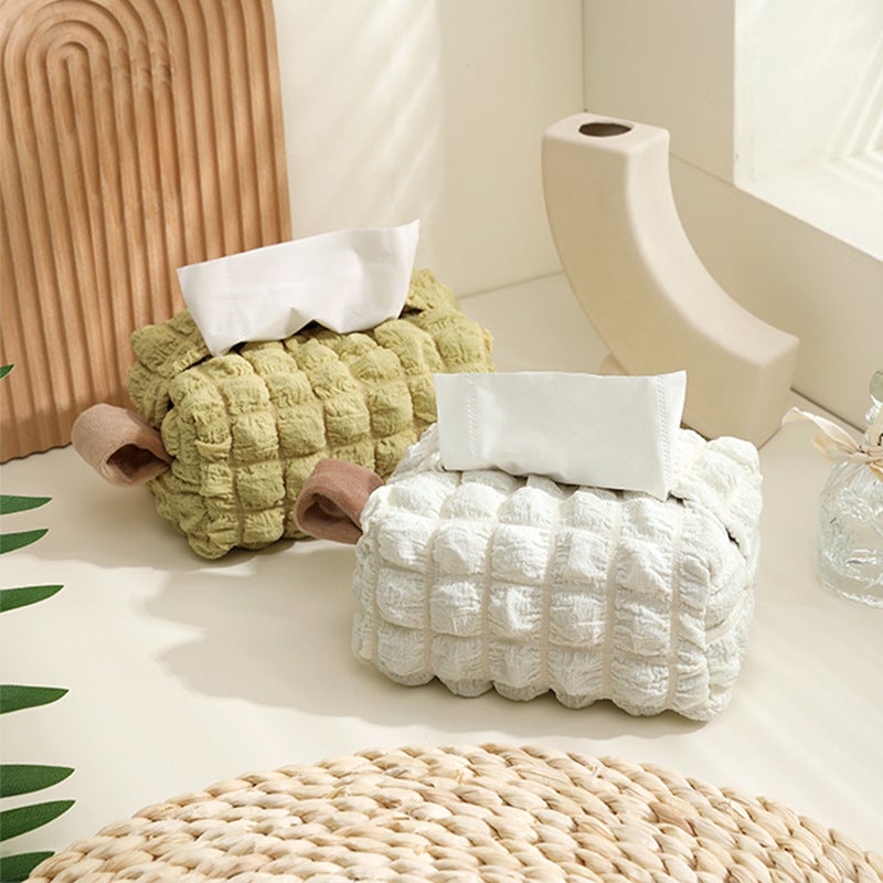 Popular Cute Creative Tissue Box Desktop Tissue Box Living Room Paper Drawer Bedside Fabric Bedroom Napkin Storage Cover - Image 5
