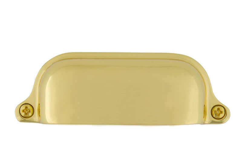 Nostalgic Warehouse Cup Pull Farm Large in Unlacquered Brass - Image 2