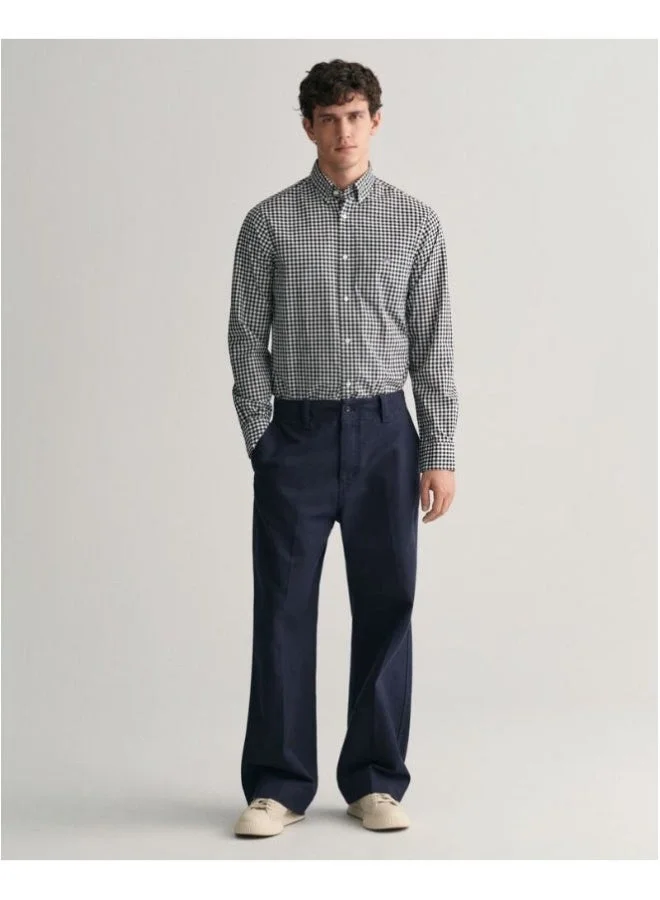 GANT  Gant Regular Fit Gingham Poplin Shirt for Men | Best Price UAE