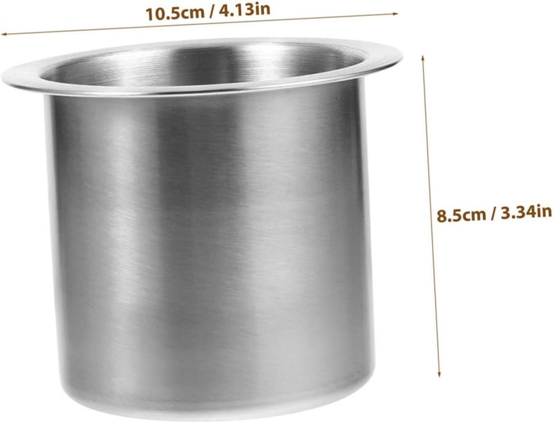 Hardness boosted processed substance PRETYZOOM 2pcs Stainless Steel Car Cup Holder Insert Middle Console Cup Holder for Rvs Boats Cleaner resistant Cost effective fine quality Balanced structure Narrow & wide space compatible Elegant multi-option build One piece build Demand-based stock planning Global trendy simple build Cost effective global grade quality Ready varied options Any KSA address orderable Good ventilation Stackable design General compatible practical design Year round in stock Various size alternatives Advanced minimal build Globally popular elegant design Easy lifting build Fade proof Multi option design Liquid tight joint Ventilated design Light & heavy use compatible - Image 2