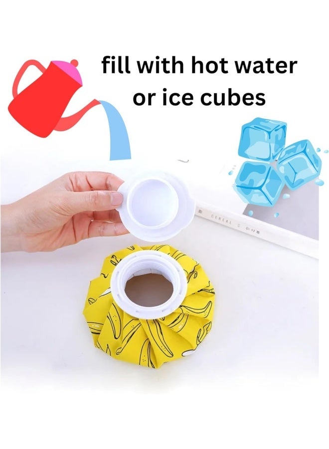 قطعتان من أكياس الثلج والماء الساخن القابلة لإعادة الاستخدام للبالغين، للاستخدام البارد والساخن للإصابات وتسكين الألم وأسنان العقل والرضاعة الطبيعية والعينين المتعبتين، 5.5 بوصة - Image 5