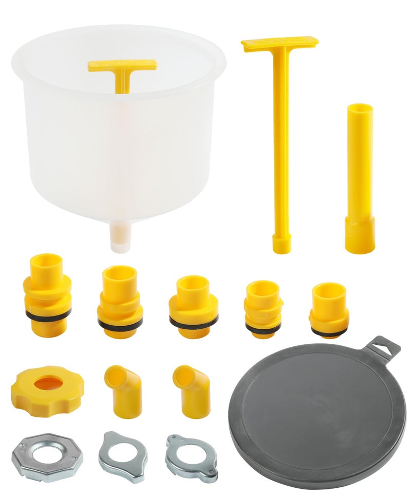 RACOONA Coolant Funnel Radiator Flush Kit - No Spill Car Accessories, Universal Vehicle Antifreeze Bleeder - Image 1
