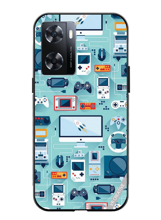 VR CREATIVE Protective Case Cover For OnePlus Nord N20 SE Technolgu Items Design Multicolour - Image 1