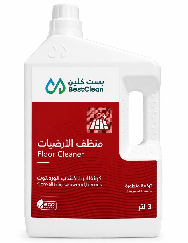 BEST CLEAN Floor Cleaner 3L – Advanced Formula With Long Lasting Fresh Fragrance - Image 1