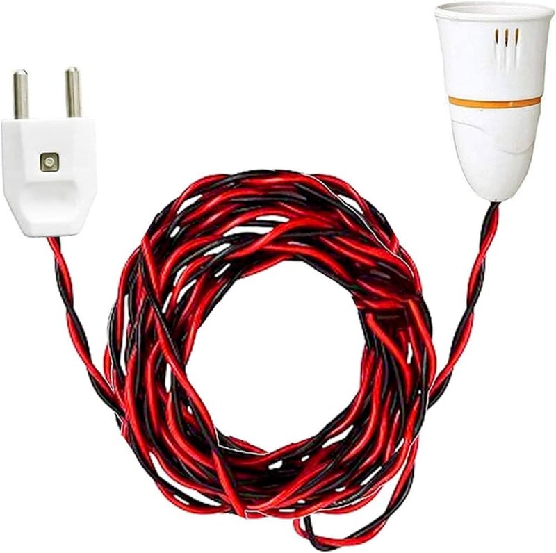 SEER SEER Bulb Holder with Wire and 2 Pin Plug with light socket 2meter wire  - Image 2