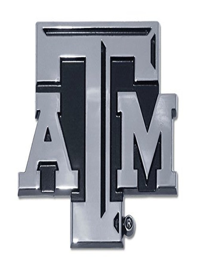 Texas A&M TAMU University Aggies Metal Auto Emblem (Chrome)