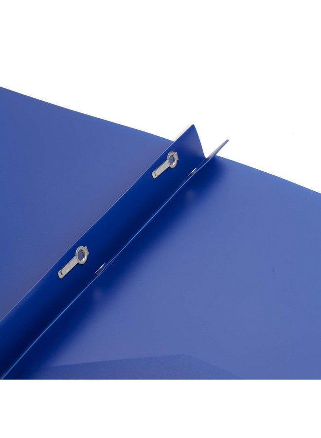 بلو سوميت سابلايز 30 مجلدًا بلاستيكيًا بجيبين مع مشابك، ألوان متنوعة، مجلدات بلاستيكية متينة بجيبين مع مشابك، بحجم خطاب، عبوة من 30 قطعة - Image 1