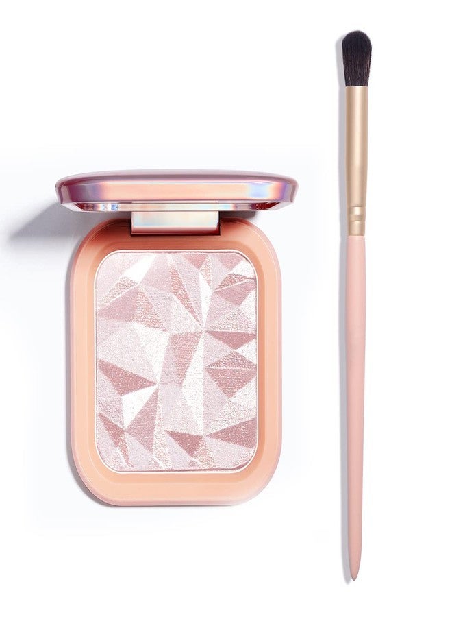 ELLESY ELESSY Highlighter Makeup Palette Glitter Pink Highlighter Palette Shimmer Highlighter Powder Suit All Skin Tones-DAWN GLOW - Image 2
