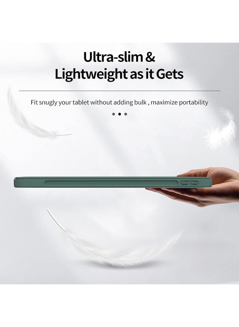 Rock Pow Case for iPad Air 11-Inch M2 (2024), iPad Air 5/4 (2022/2020 5th/4th Generation 10.9-Inch) with Pencil Holder, Slim Tablet Cover with Soft TPU Back, Auto Wake/Sleep - Image 5