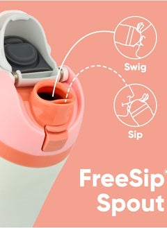 Owala Owala FreeSip Insulated Stainless Steel Water Bottle with Straw for Sports and Travel, BPA-Free, 32oz, Rose red  - Image 2