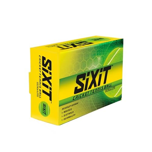 Sixit Ultra Lite Tennis Ball (ULTB) – Pack of 6, Green Colour - Image 1