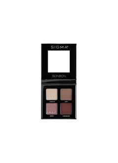 Quad Eyeshadow Palette - Makeup Eyeshadow Quad With A Buttery Soft Formula And Buildable, Blendable Shades For A Flawless Eye Look, Designed For All Day Wear (Bonbon)