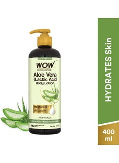 WOW Skin Science Aloe Vera Body Lotion Ultra Light Hydration For Summer 400Ml  - Image 2
