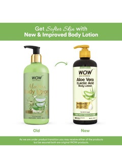 WOW Skin Science Aloe Vera Body Lotion Ultra Light Hydration For Summer 400Ml  - Image 3