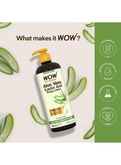 WOW Skin Science Aloe Vera Body Lotion Ultra Light Hydration For Summer 400Ml  - Image 5