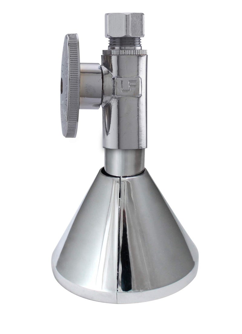 KEENEY K857-21 Clip on Deep Flange Cover for 1/2 in. Pipe, Silver - Image 4
