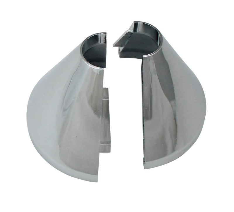 KEENEY K857-21 Clip on Deep Flange Cover for 1/2 in. Pipe, Silver - Image 1