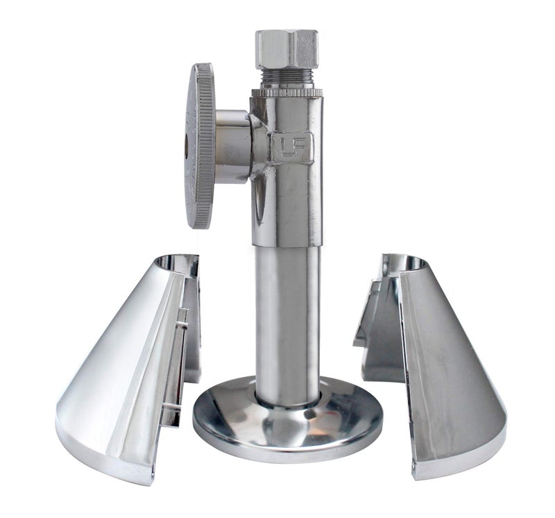 KEENEY K857-21 Clip on Deep Flange Cover for 1/2 in. Pipe, Silver - Image 3