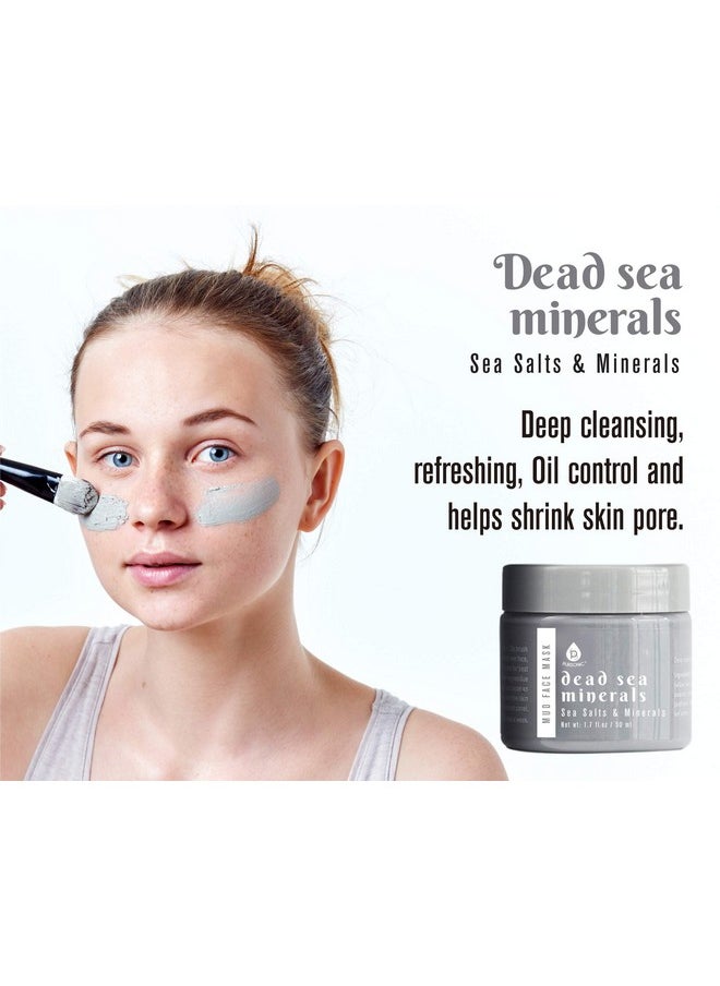 Pursonic - | 3Pack 15Minute Facial Therapy Mud Face Mask With Mask Applicator For Hydrating & Revitalizing Skin Includes Dead Sea Minerals Honey Mask And Charcoal - Image 1