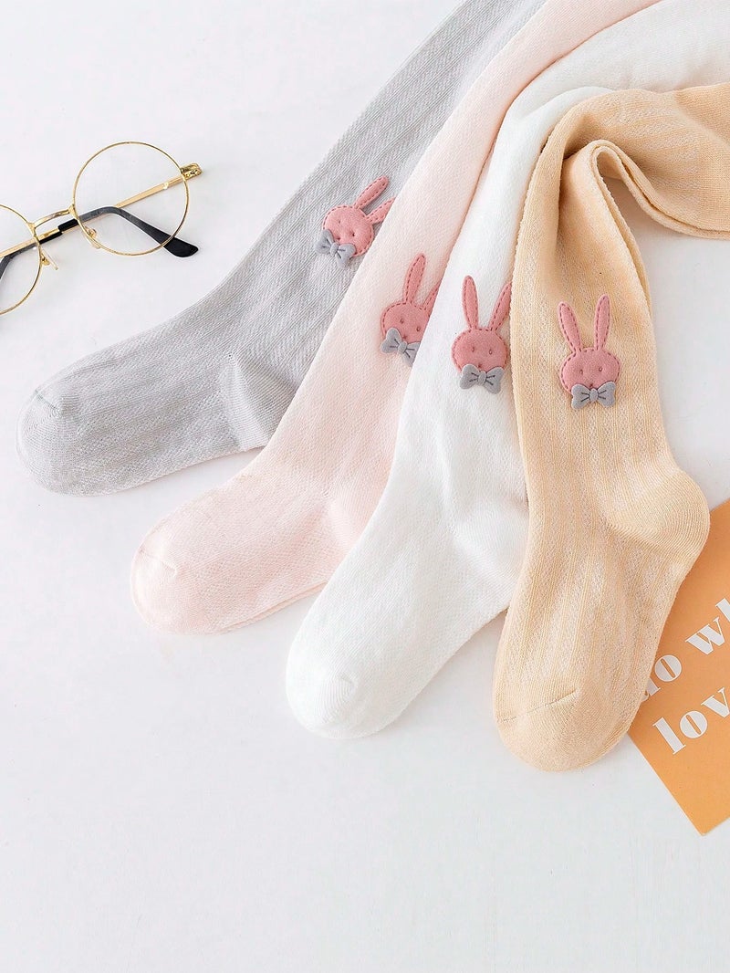 Anti-Mosquito Pantyhose For Girls Summer Mesh Thin Cotton Bow Baby Baby Leggings - Image 3