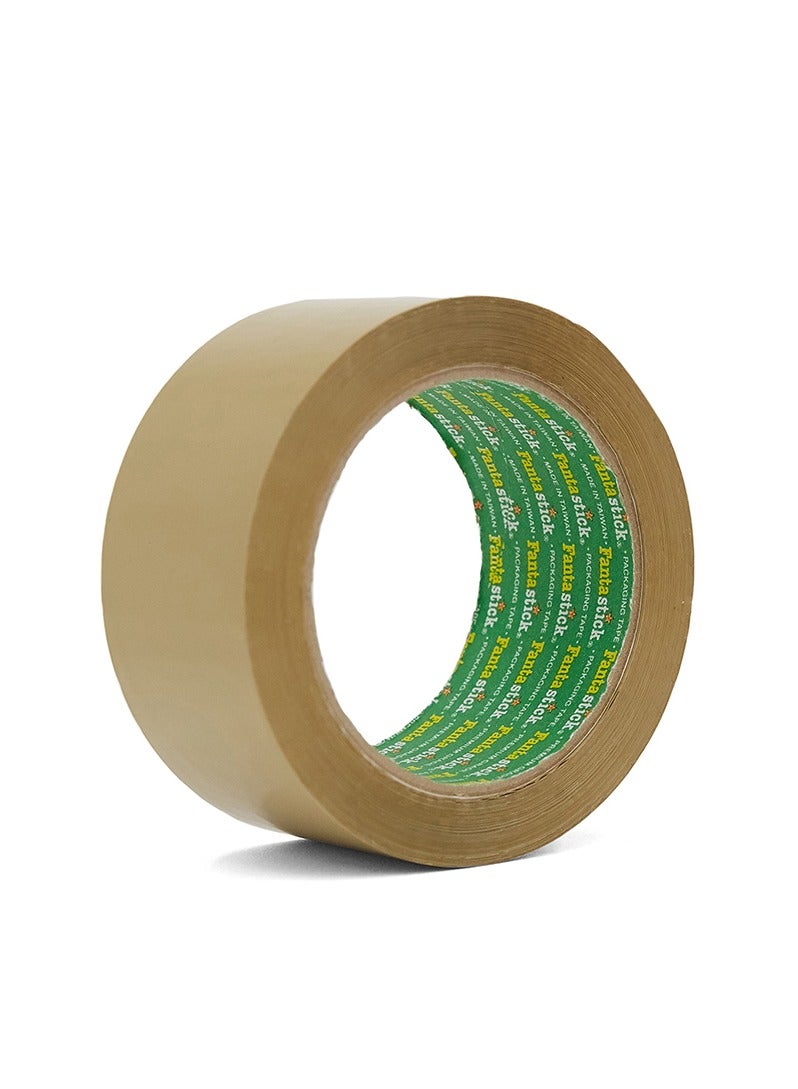 Fantastick 6-Piece Brown Two Inch Wide Packaging Tape 100 Yards Length  - Image 2