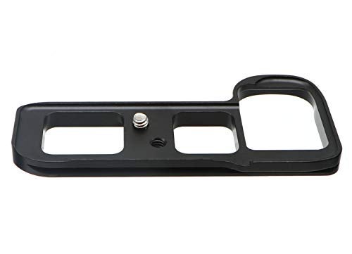HITHUT Hand Grip Quick Release Metal Base Plate for Sony A7M3 A7III A7RIII A7R3 A9 with 1/4" Screw and Hex Wrench Black - Image 1