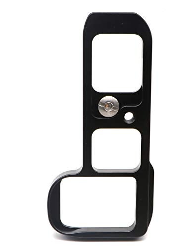 HITHUT Hand Grip Quick Release Metal Base Plate for Sony A7M3 A7III A7RIII A7R3 A9 with 1/4" Screw and Hex Wrench Black - Image 2