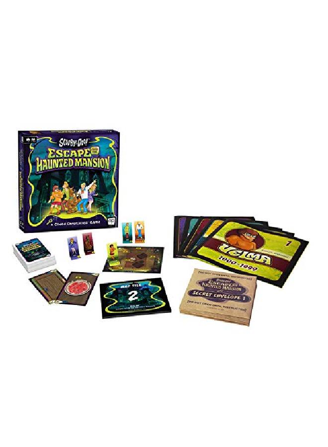 USAopoly لعبة Scoobydoo Escape From The Haunted Mansion A Coded Chronicles؛ لعبة Escape Room للأطفال والكبار؛ تتميز بشخصيات Scoobydoo وألغازها؛ لعبة Escape Room مرخصة رسميًا - Image 2