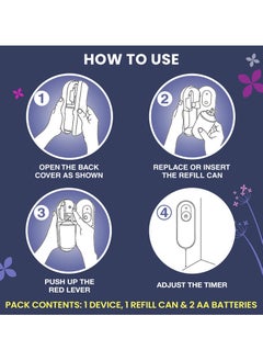 Godrej Aer Matic Automatic Air Freshener Auto Spray Kit With Flexi Control  - Image 3
