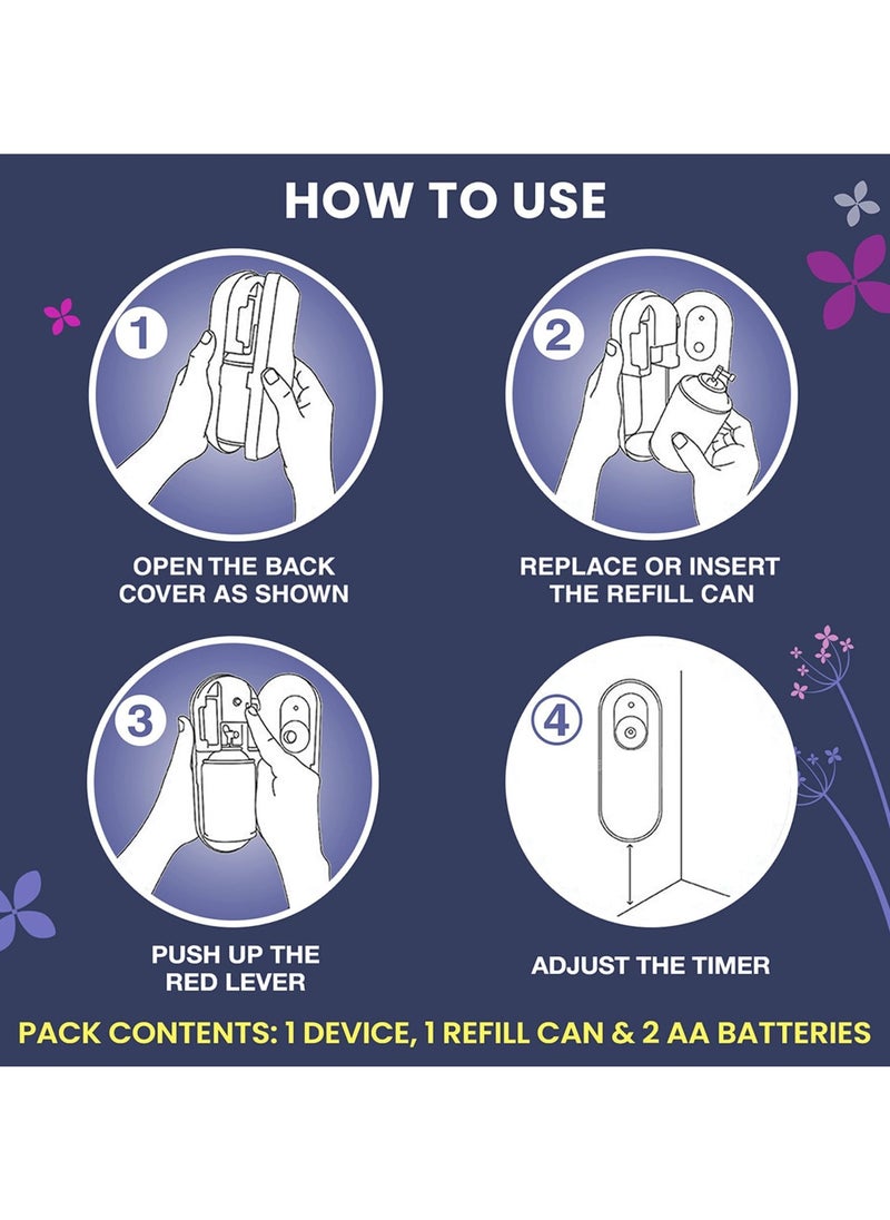 Godrej Aer Matic Automatic Air Freshener Auto Spray Kit With Flexi Control  - Image 3