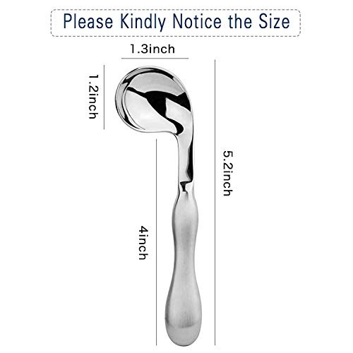 ZYER Adaptive Utensils 2pcs Curved Spoon Set Right Handed Angled Spoons Cutlery Utensil Stainless Steel Eating Silverware for Hand Tremors, Arthritis, Parkinson's or Elderly Use - Image 2