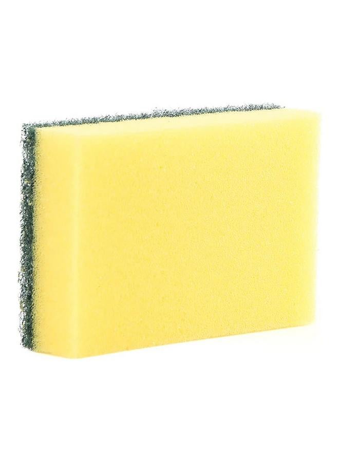 Scotch Brite 3-Piece Heavy Duty Classic Flat Laminate Scrub Sponge Yellow and Green - Image 4