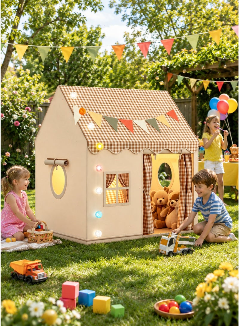 Yoawllty Kids Castle Theme Play Tent, Portable Foldable Playhouse, Fun Toy for Boys and Girls, Ideal Kids Castle Theme for Home, Indoor & Garden Outdoor Playing in Saudi Arabia - Image 4