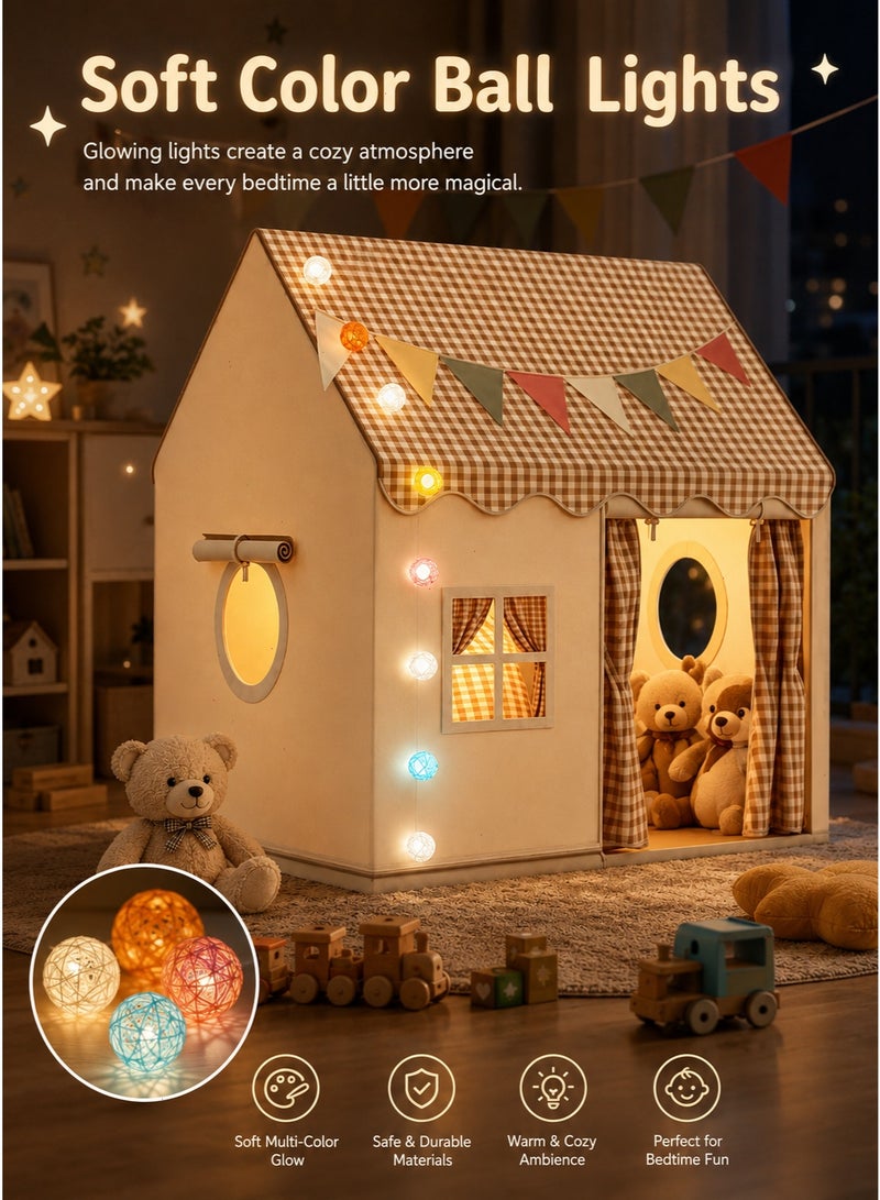 Yoawllty Kids Castle Theme Play Tent, Portable Foldable Playhouse, Fun Toy for Boys and Girls, Ideal Kids Castle Theme for Home, Indoor & Garden Outdoor Playing in Saudi Arabia - Image 5