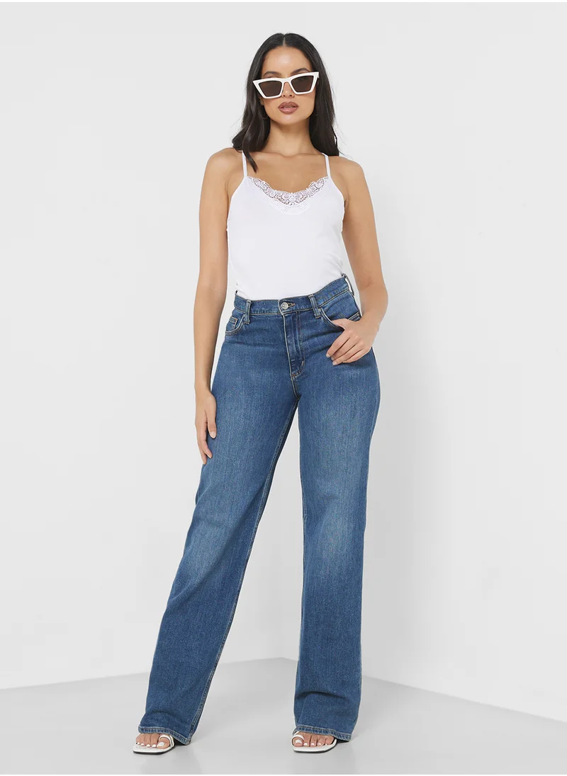 VERO MODA 2 Pack Lace Detail Cami Top