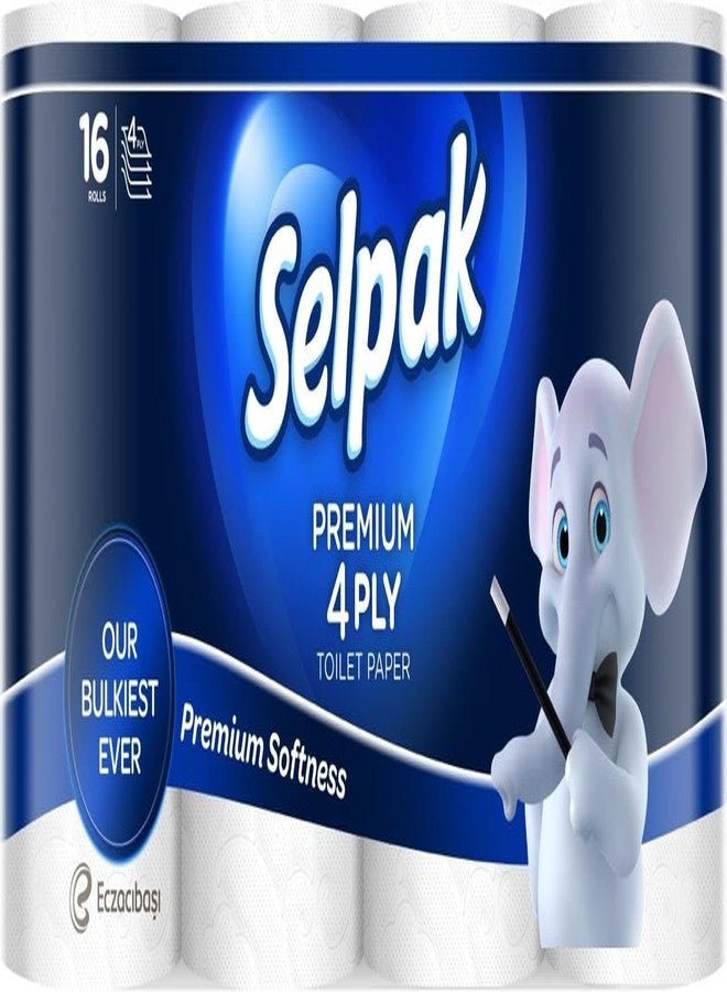 سيلباك ورق تواليت سيلباك بريميوم 4 طبقات، 16 لفة/عبوة - Image 1