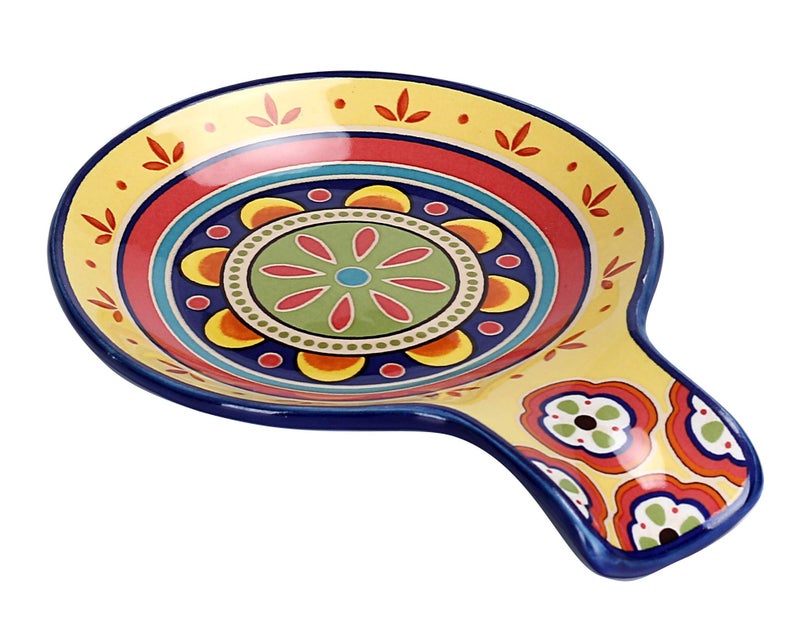 Bico Tunisian Ceramic Spoon Rest House Warming Gift Dishwasher Safe