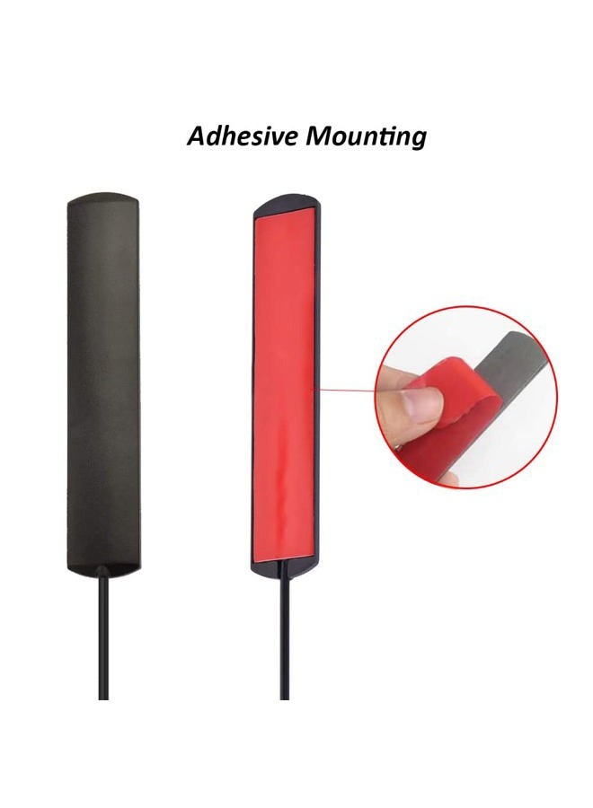 CORONIR Car Antenna Car Stereo FM AM Radio Antenna Car Adhesive Mount Hidden Patch Antenna for Vehicle Truck SUV Car Stereo in Dash Head Unit CD Media Receiver Player Audio HD Radio Tuner Amplifier - Image 2