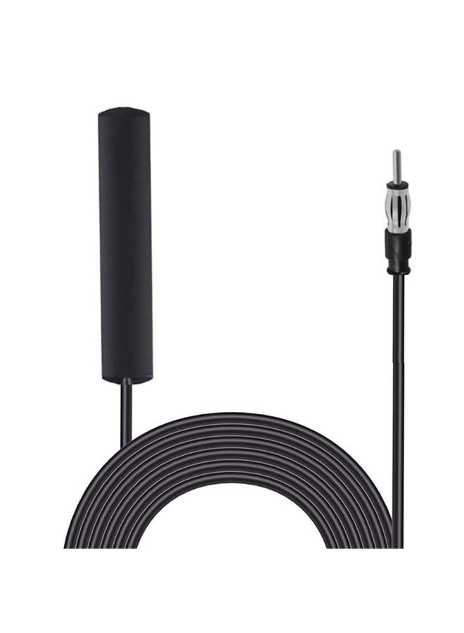 CORONIR Car Antenna Car Stereo FM AM Radio Antenna Car Adhesive Mount Hidden Patch Antenna for Vehicle Truck SUV Car Stereo in Dash Head Unit CD Media Receiver Player Audio HD Radio Tuner Amplifier - Image 1