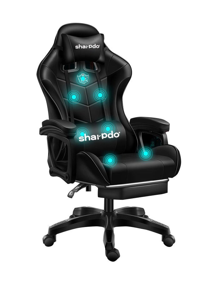 Sharpdo Household E-sports Game Chair With Foot Pad and Massage - Image 1