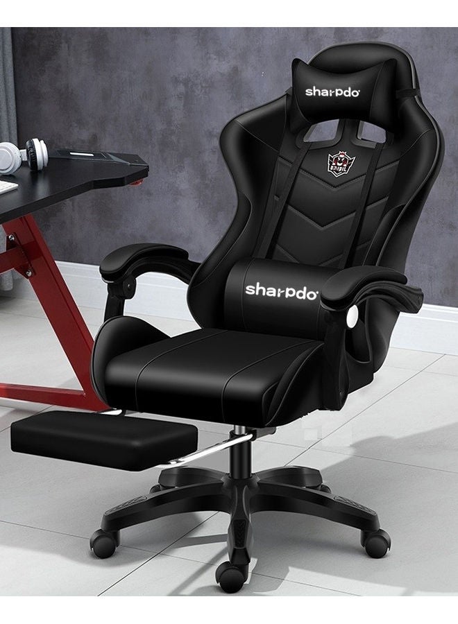 Sharpdo Household E-sports Game Chair With Foot Pad and Massage - Image 2
