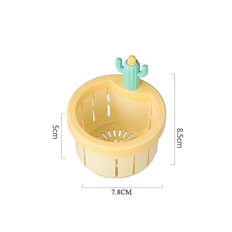 ABTER Cactus Kitchen Sink Drain Strainer - Automatic Dumping Basket & Waste Collector, Multi-Functional Sink Draining Filter with Easy Press Net Lifting - Image 5