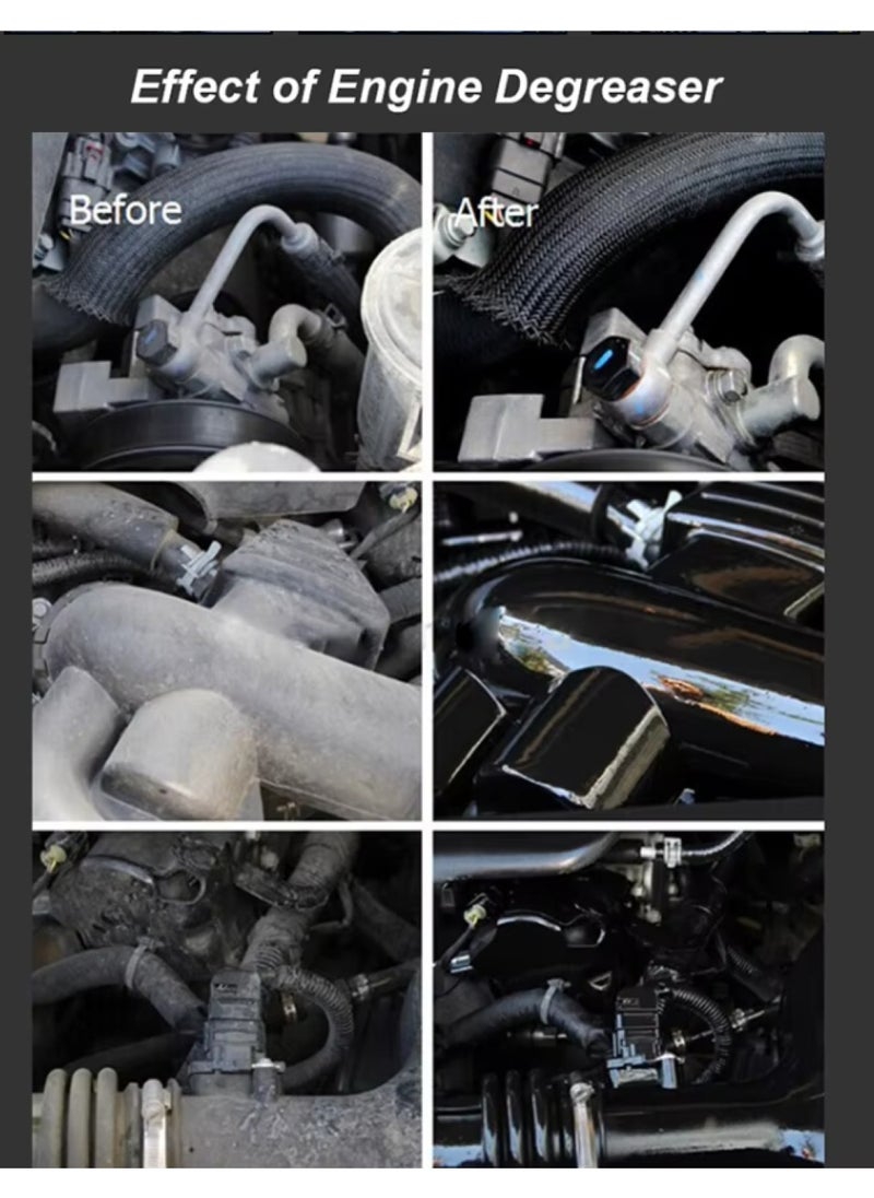 Engine Degreaser (650ml) for Removing Tough Grease and Oil Build-Up, Heavy-Duty Formula, Clings to Surfaces, Fast Acting